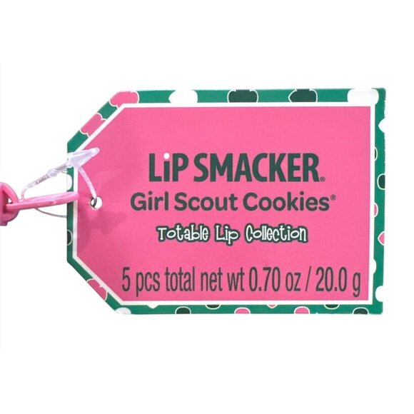 Vintage Bonne Bell Lip Smacker Girl Scout Cookies Lip Balm Set 6pc w/Zip Pouch - Picture 7 of 9